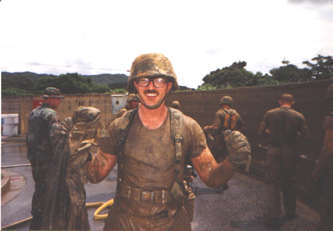 yours truly after an endurance course on Okinawa